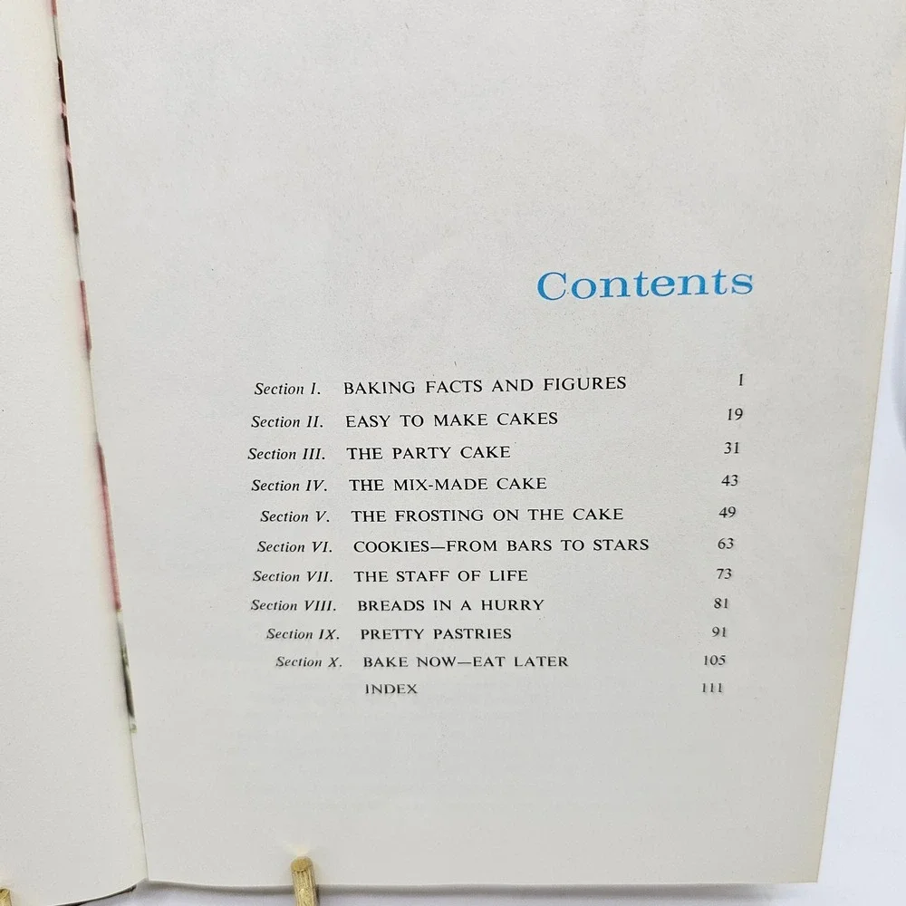 Vintage 1960 General Foods Kitchens All About Home Baking Hardcover 5th Edition